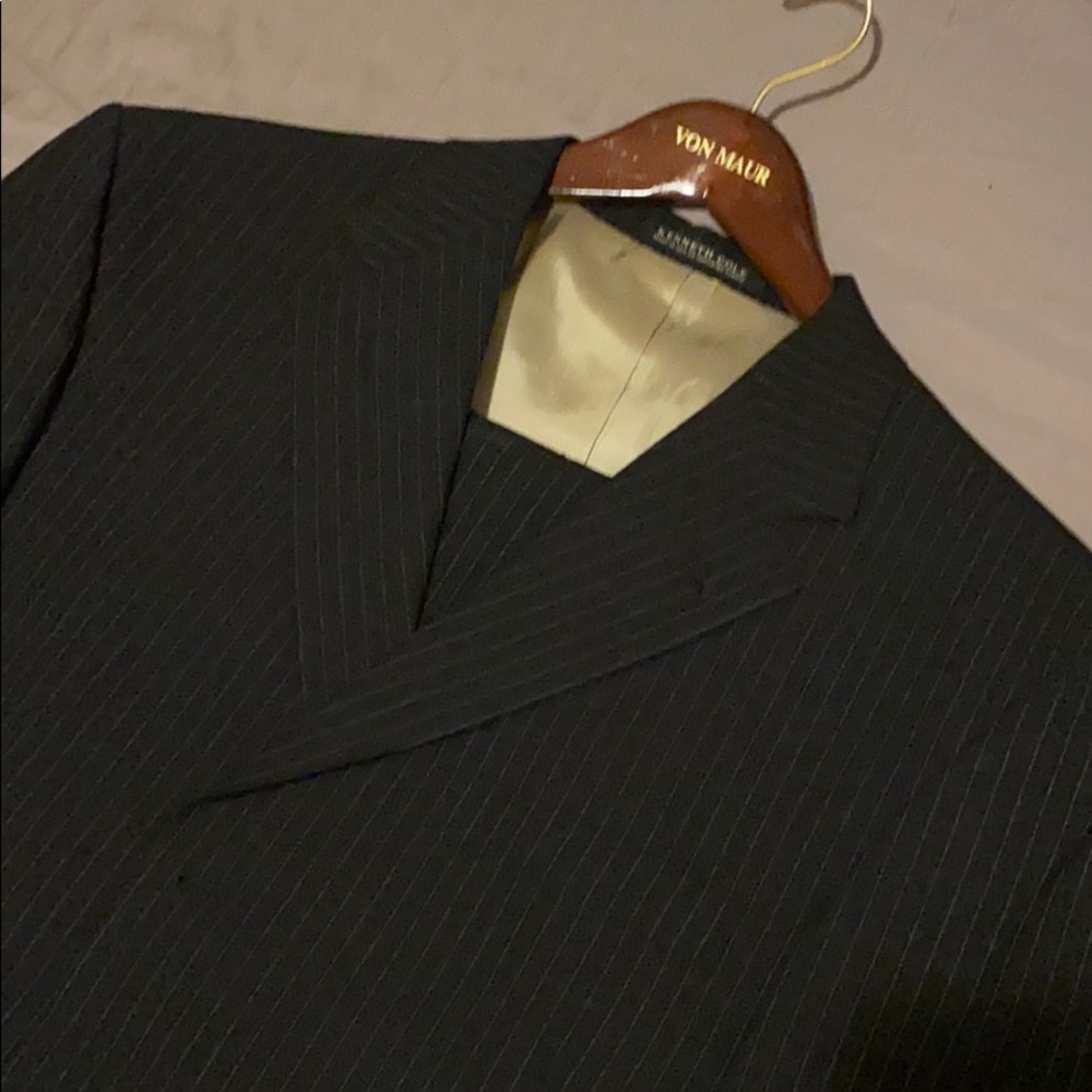 Kenneth Cole Select pinstriped suit